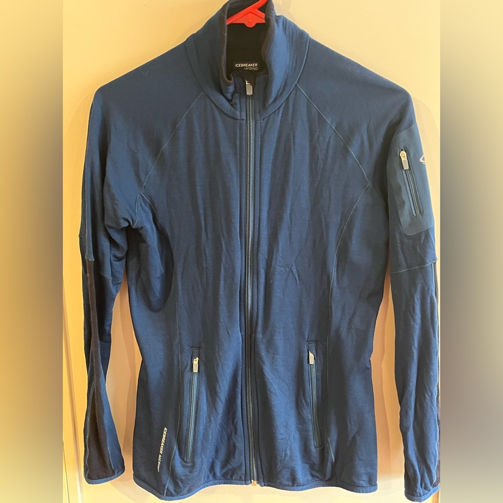 Icebreaker Women's Blue Full-Zip Jacket